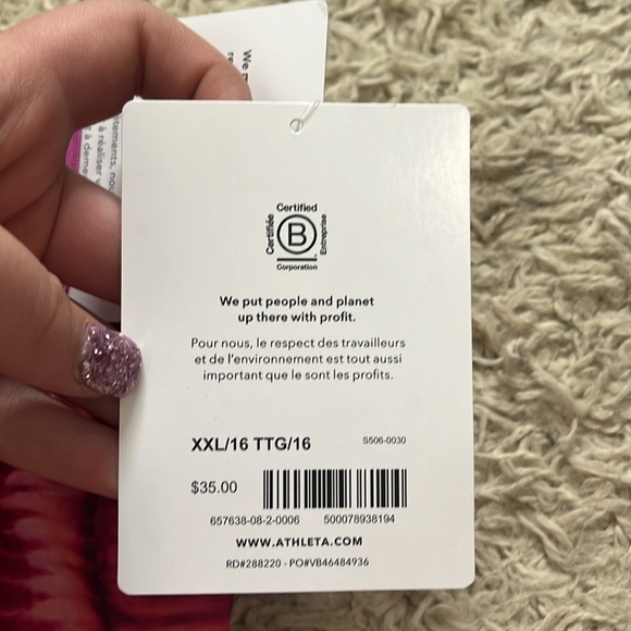 Athleta girl, XXL-16, heart the hustle 2.5 short - Picture 4 of 4